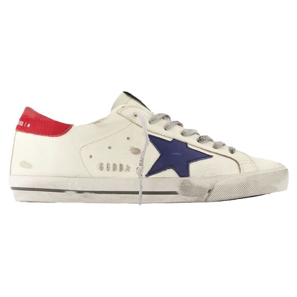 Super Star Sneakers - Golden Goose Deluxe Brand - Leather - White - Picture 1 of 4